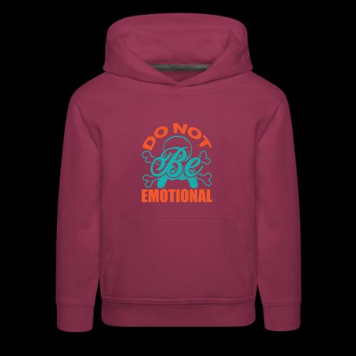 Do Not Be Emotional Skeleton Gamer - Kids‘ Premium Hoodie