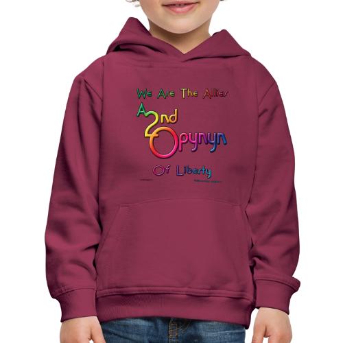 Allies of Liberty are Everywhere (Front/Back) - Kids‘ Premium Hoodie