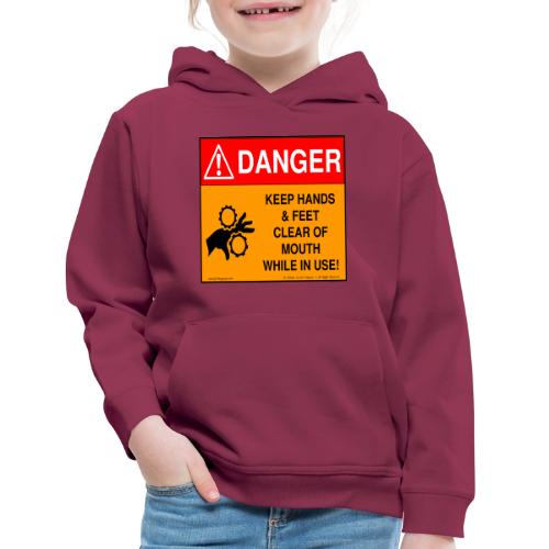 DANGER: Industrial Eater - Kids‘ Premium Hoodie