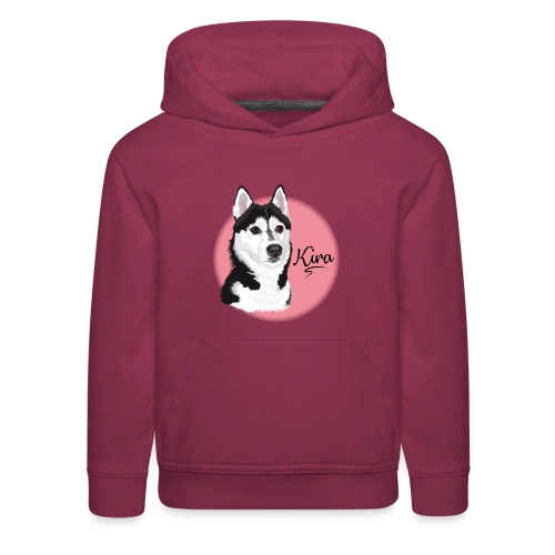 Kira the Husky from Gone to the Snow Dogs - Kids‘ Premium Hoodie