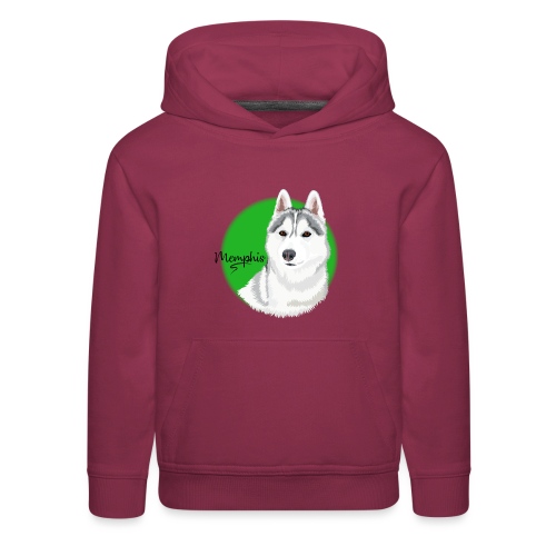 Memphis the Husky from Gone to the Snow Dogs - Kids‘ Premium Hoodie