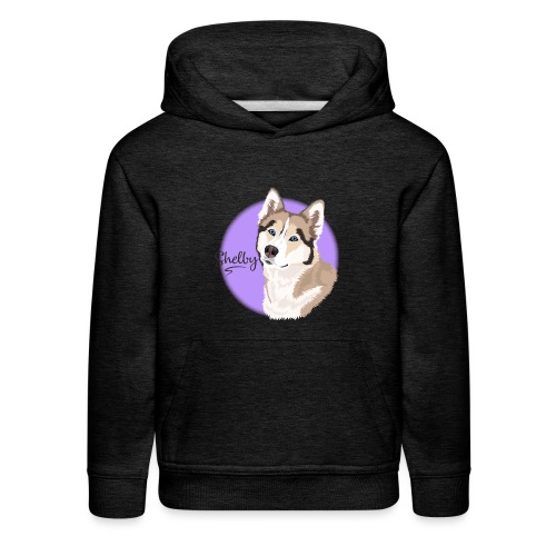 Shelby the Husky from Gone to the Snow Dogs - Kids‘ Premium Hoodie