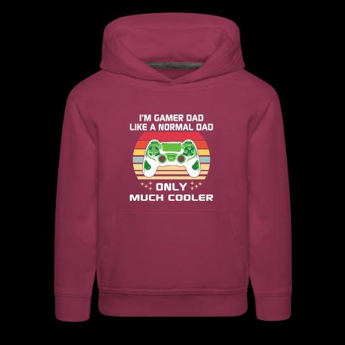 Gamer Dad: Much Cooler - Kids‘ Premium Hoodie