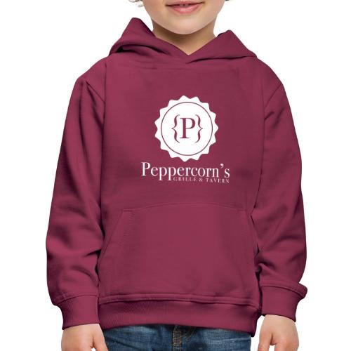 Logo Text Combo White - Kids‘ Premium Hoodie