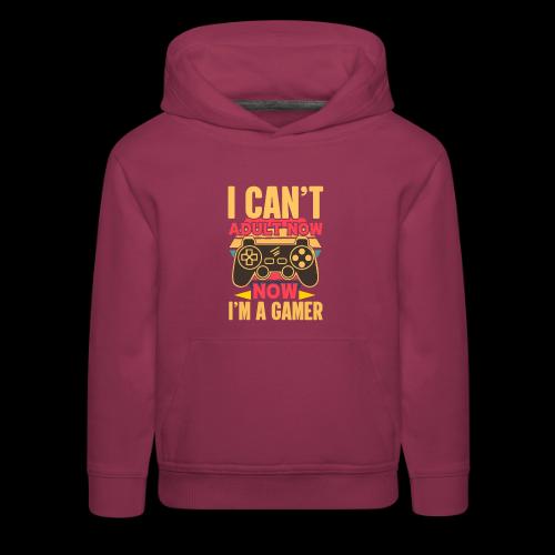 Can't Adult, Gaming Now! Tee - Kids‘ Premium Hoodie