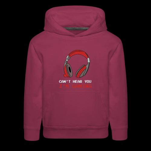 Can't Hear You, I'm Gaming (Headphones) - Kids‘ Premium Hoodie