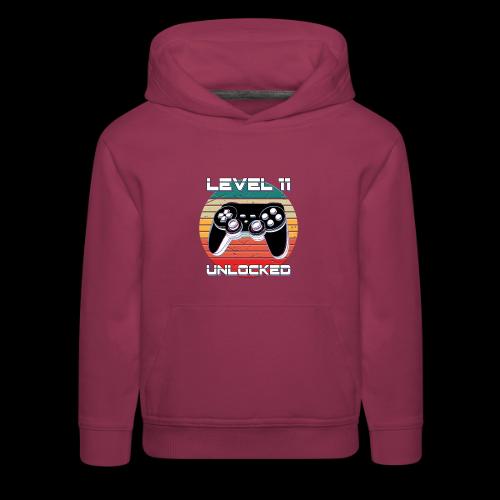 Level 11 Unlocked - Kids‘ Premium Hoodie