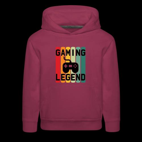Gaming Legend Retro Bars - Kids‘ Premium Hoodie