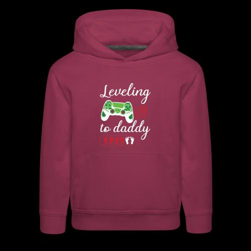 Leveling Up to Daddy Gamer - Kids‘ Premium Hoodie