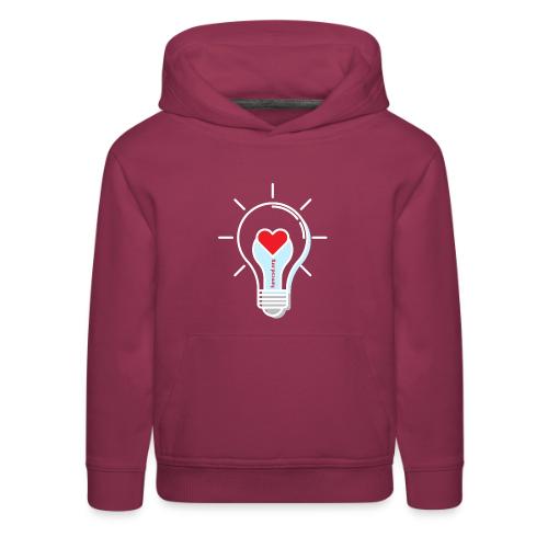 FUMCSD Heart Light Bulb - White Lines - Kids‘ Premium Hoodie