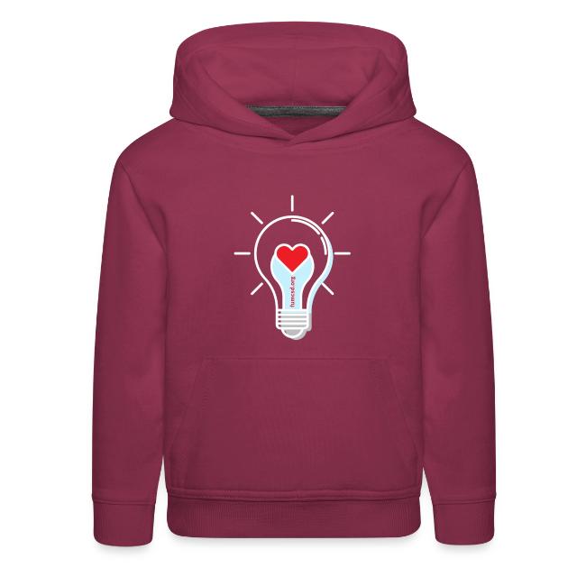 FUMCSD Heart Light Bulb - White Lines
