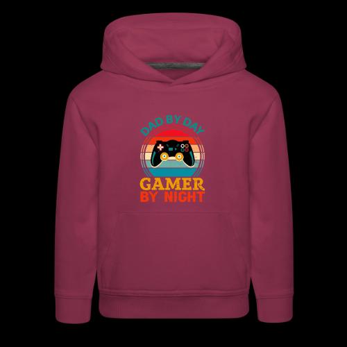 Dad By Day, Gamer By Night - Kids‘ Premium Hoodie