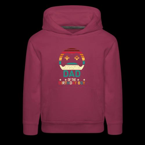 Dad of the Birthday Boy Gamer - Kids‘ Premium Hoodie