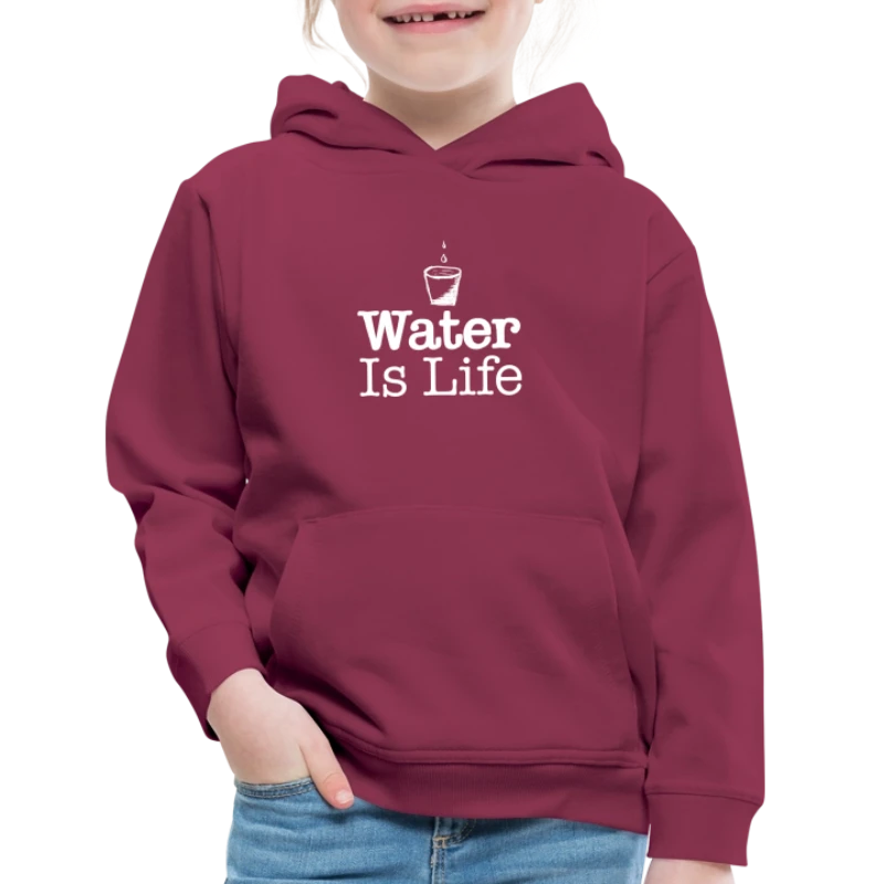 water Is Life W - Kids‘ Premium Hoodie