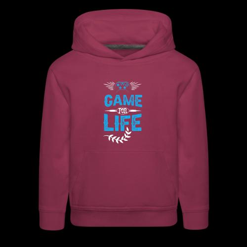 Game For Life Controller - Kids‘ Premium Hoodie