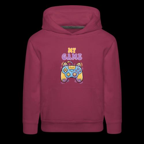 Kawaii Cat Controller - Kids‘ Premium Hoodie
