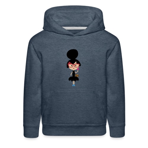 A Girl And Her Ice Cream Cone - Kids‘ Premium Hoodie