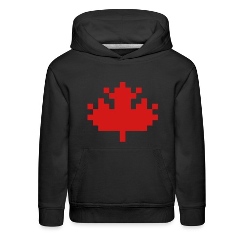 Pixel Maple Leaf - Kids‘ Premium Hoodie