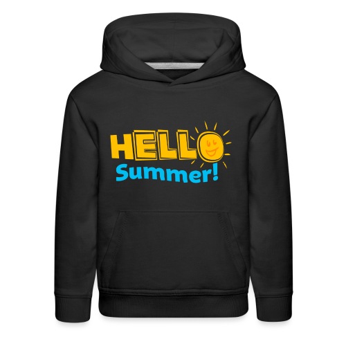 Kreative In Kinder Hello Summer! - Kids‘ Premium Hoodie