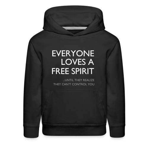 FreeSpiritWhiteLtr - Kids‘ Premium Hoodie