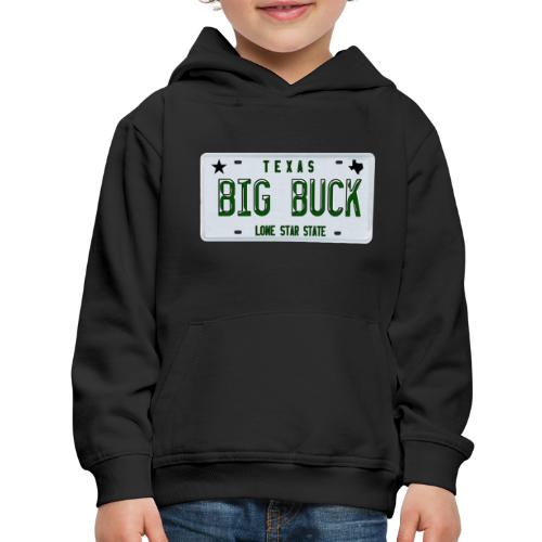 Texas LICENSE PLATE Big Buck Camo - Kids‘ Premium Hoodie