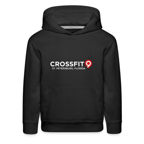 CrossFit9 Classic (White) - Kids‘ Premium Hoodie