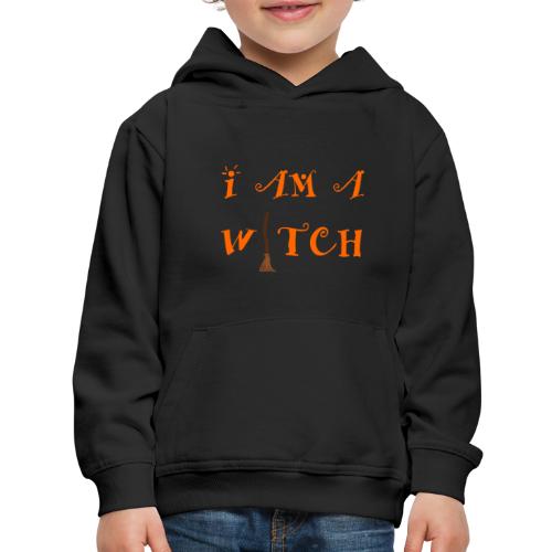 I Am A Witch Word Art - Kids‘ Premium Hoodie
