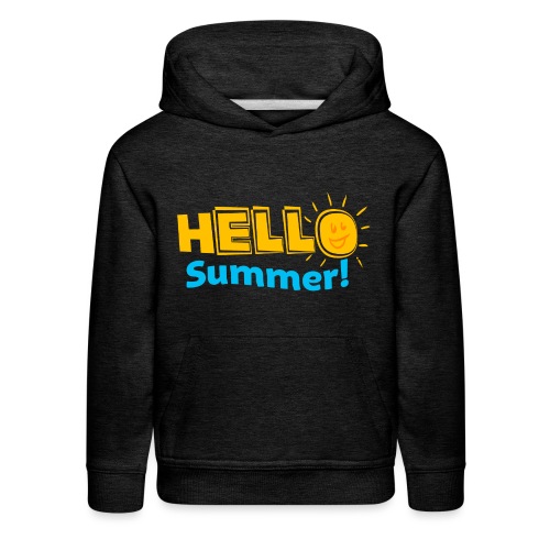 Kreative In Kinder Hello Summer! - Kids‘ Premium Hoodie