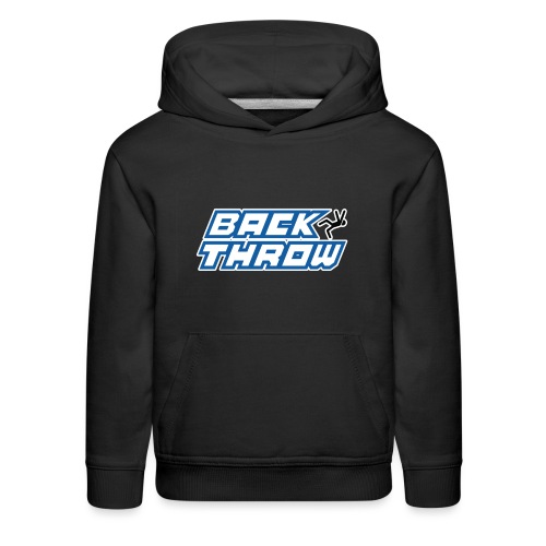 Back Throw Logo - Kids‘ Premium Hoodie
