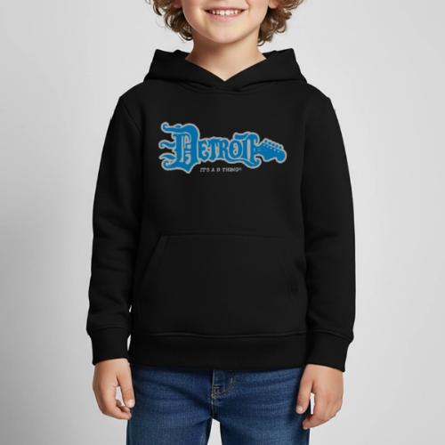 IT'S A D THING BLUE AND SILVER GUITAR - Kids‘ Premium Hoodie