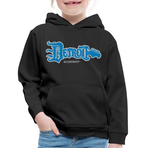 SO DETROIT BLUE AND SILVER GUITAR - Kids‘ Premium Hoodie