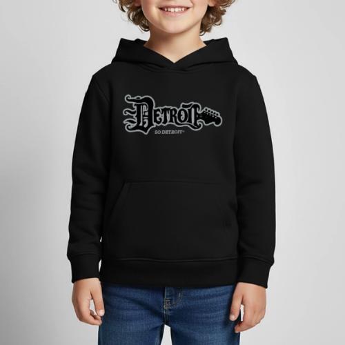 SO DETROIT BLACK AND SILVER GUITAR - Kids‘ Premium Hoodie