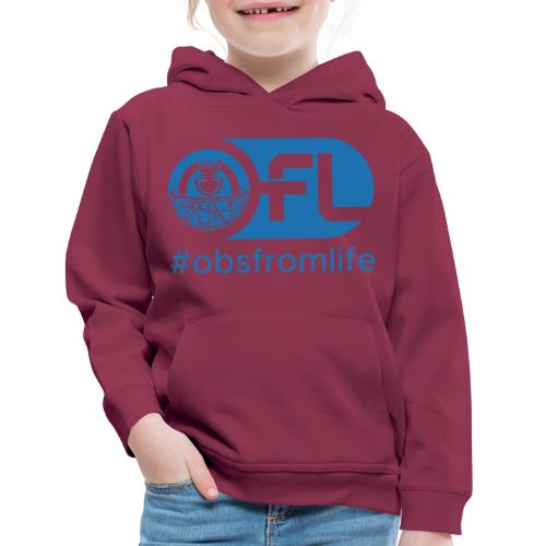 Observations from Life Logo with Hashtag - Kids‘ Premium Hoodie