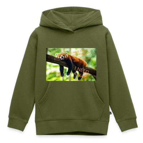 Fox napping meme - Kids‘ Premium Hoodie