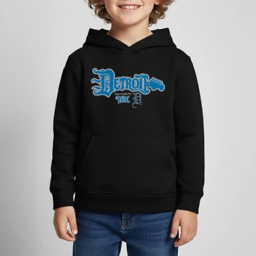 DETROIT GUITAR THE D OE BL SILVER - Kids‘ Premium Hoodie