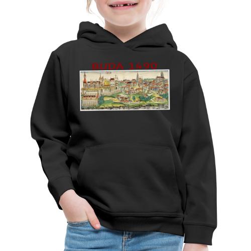 Buda castle in 1490, the Kingdom of Hungary - Kids‘ Premium Hoodie