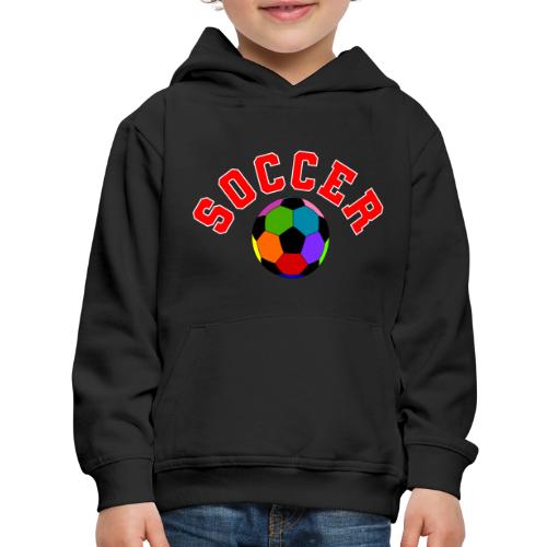 Soccer: Colorful Kick - Kids‘ Premium Hoodie