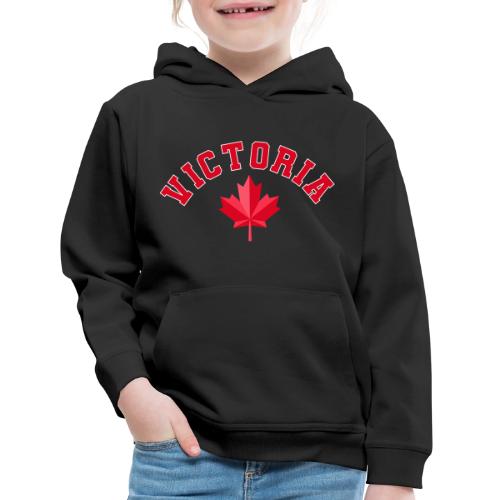 Victoria with maple leaf - Kids‘ Premium Hoodie