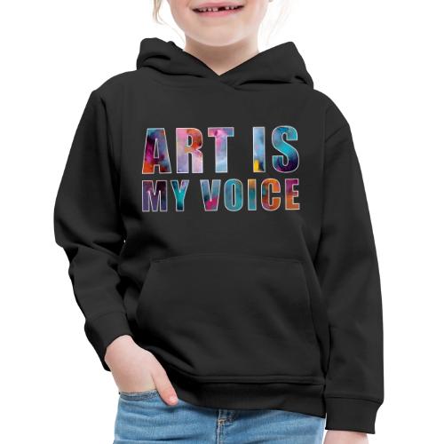 Art Is My Voice - Kids‘ Premium Hoodie