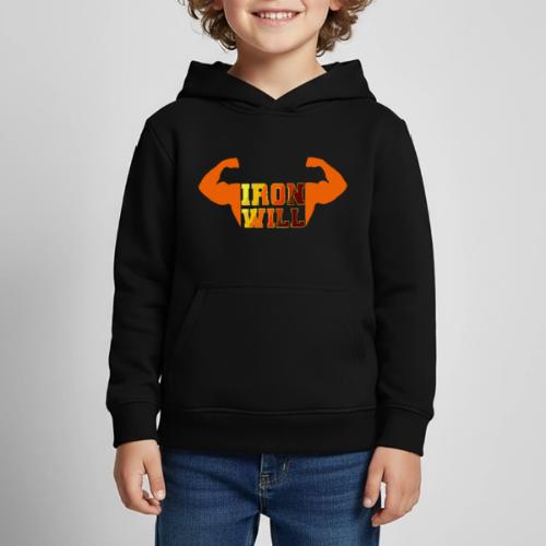 Bodybuilding: Iron Will Power - Kids‘ Premium Hoodie