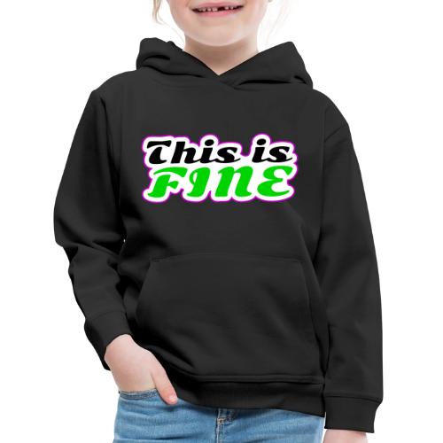 This Is Fine Balance - Kids‘ Premium Hoodie