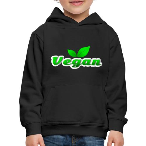 Pure Vegan Leaves - Kids‘ Premium Hoodie