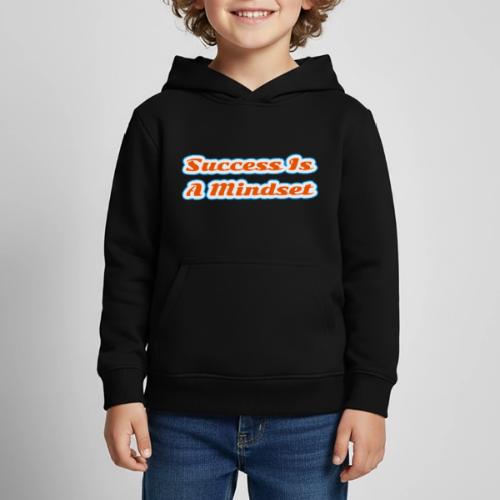 Success Is a Mindset — Motivational Glow Script - Kids‘ Premium Hoodie