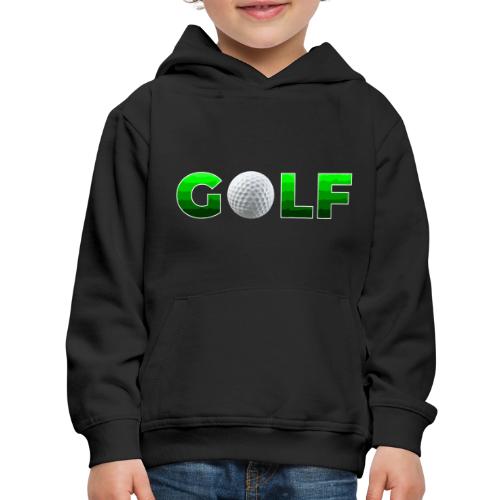 Golf Precision Wordmark - Kids‘ Premium Hoodie