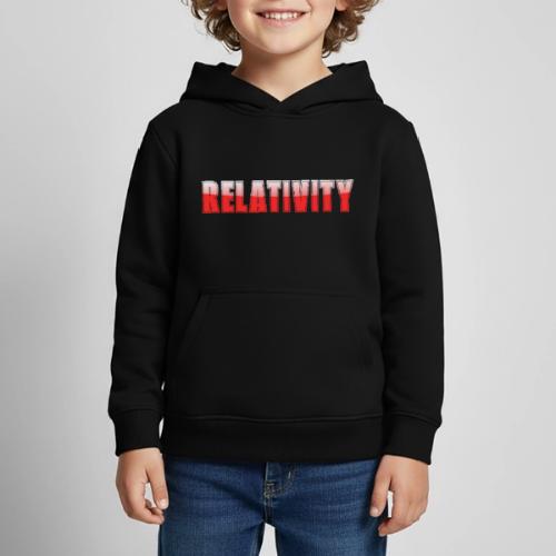 Relativity Science Typography Design - Kids‘ Premium Hoodie