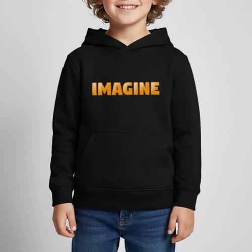Imagine Word Art – Creative Gradient Design - Kids‘ Premium Hoodie