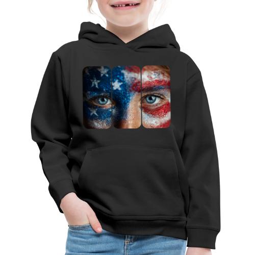 USA: Stars in Her Eyes - Kids‘ Premium Hoodie