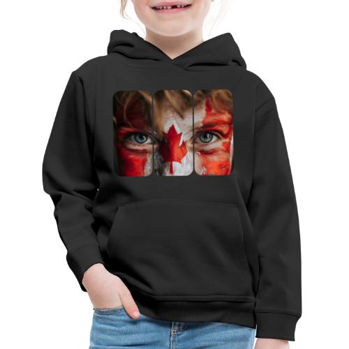 Canada: Maple Leaf Gaze - Kids‘ Premium Hoodie