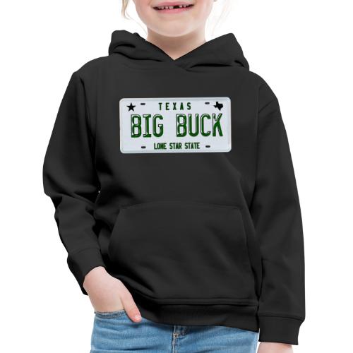 Texas LICENSE PLATE Big Buck Camo - Kids‘ Premium Hoodie