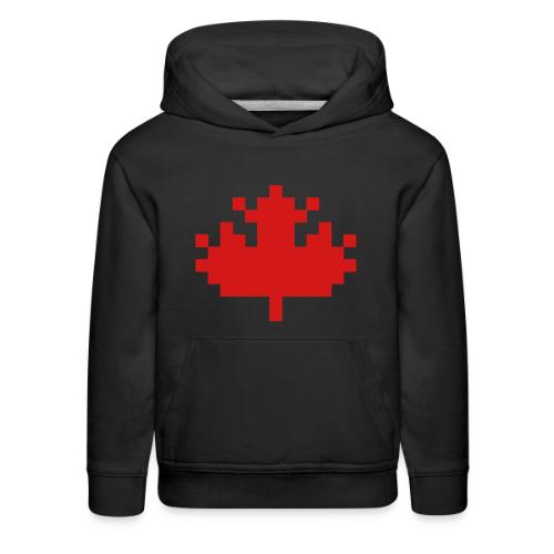 Pixel Maple Leaf - Kids‘ Premium Hoodie
